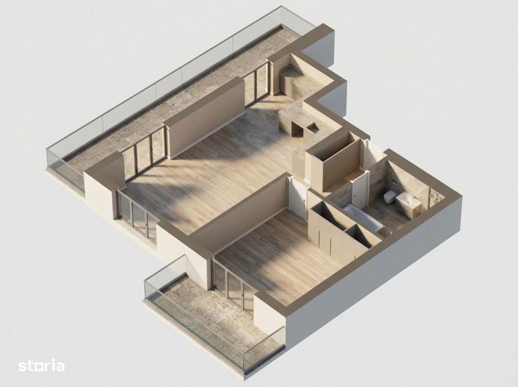 OPORTUNITATE! Ansamblu NZEB! 2 Camere terasa si balcon, Dambul-Rotund - 2