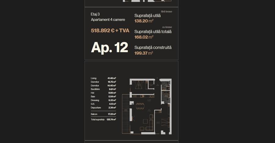 Bloc Boutique Premium in Iancu Nicolae | Apartament 4 camere 130 mp + Terasa - 6