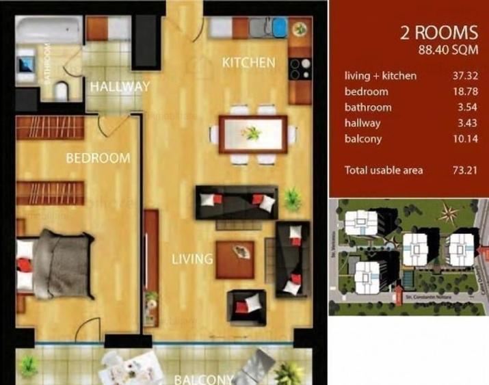 Apartament 2 camere InCity – Piața Alba Iulia / Dristor – Direct Proprietar - 10