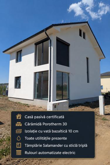 Casă individuală cu 4 camere cu Canalizare în Cristian