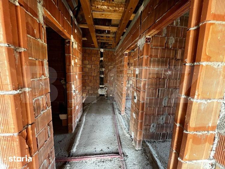Casa semifinisata, 6 camere la 5 Km de Beclean - 17