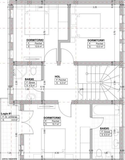 Casa cuplata 4 camere, 114 mp, 100 mp teren, zona Terra - 3