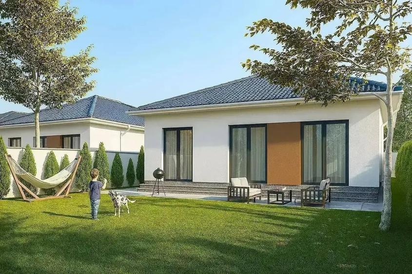 VILĂ PE PARTER | 400 MP TEREN | GRĂDINĂ PRIVATĂ | CITY NORD TUNARI - 1