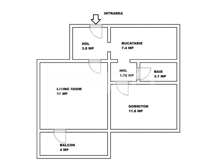 Apartament de vanzare 2 camere decomandate balcon Rahovei - 5