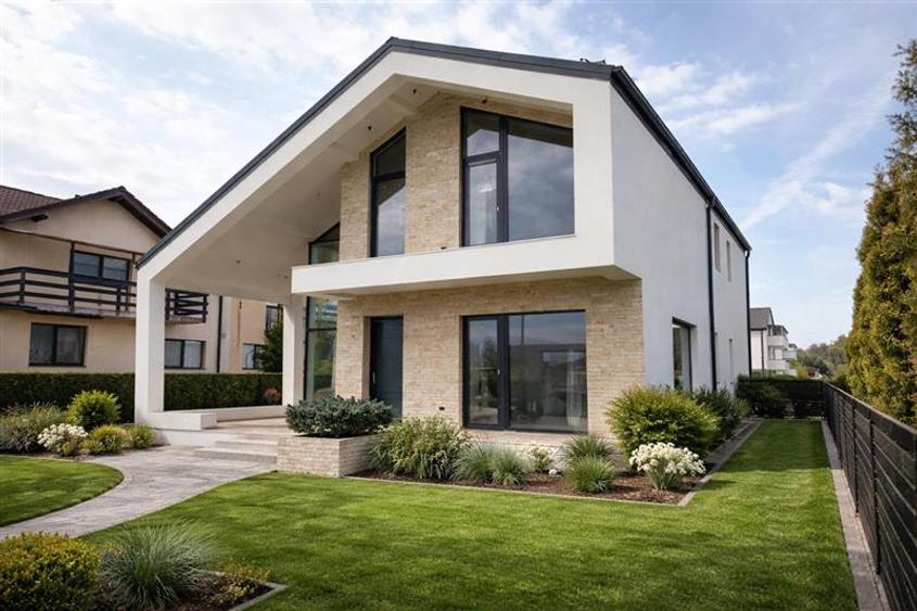 Vila moderna, unica prin design si arhitectura, la cheie, Sanpetru, Brasov - 1