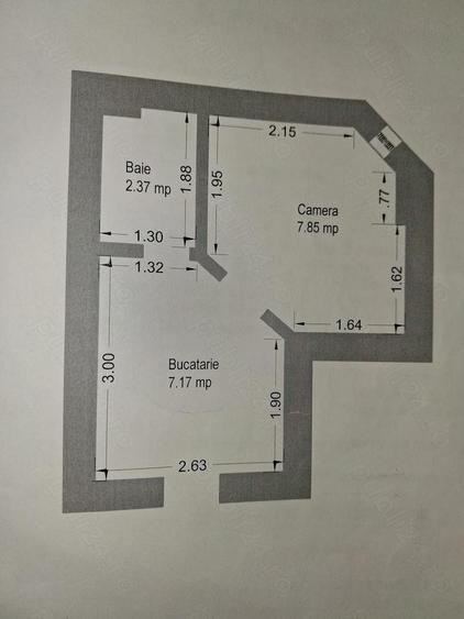 Proprietar, vand apartament cu 1 camera, acte la zi. - 1