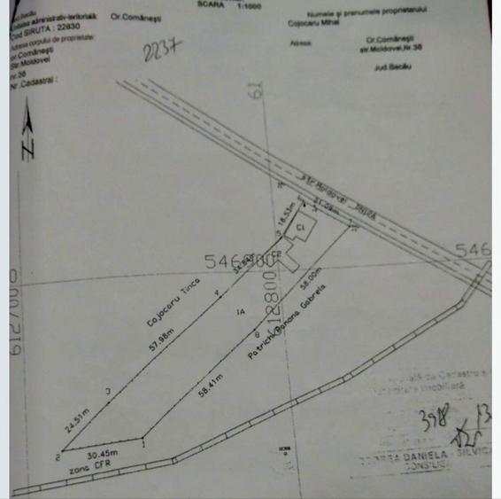 2262mp Teren Intravilan DN12A Comanesti Deschidere 31m Casa + Anexa - 4