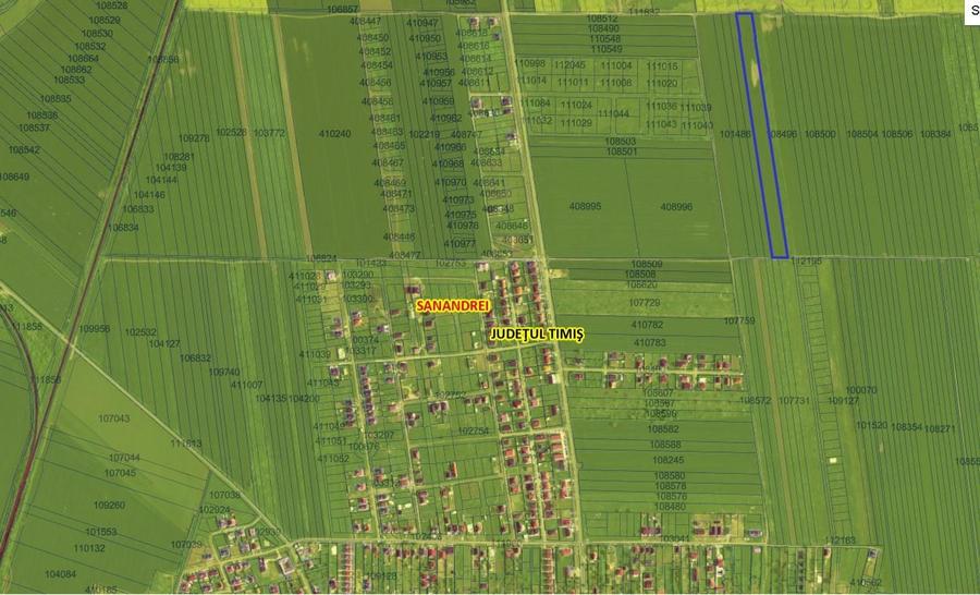 Teren arabil  - inclus in PUG Sanandrei - 20.000 mp - 2