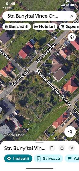 Vand 2 loturi teren de 350 mp/parcela, zona Oncea, str Bunytai Vince - 6