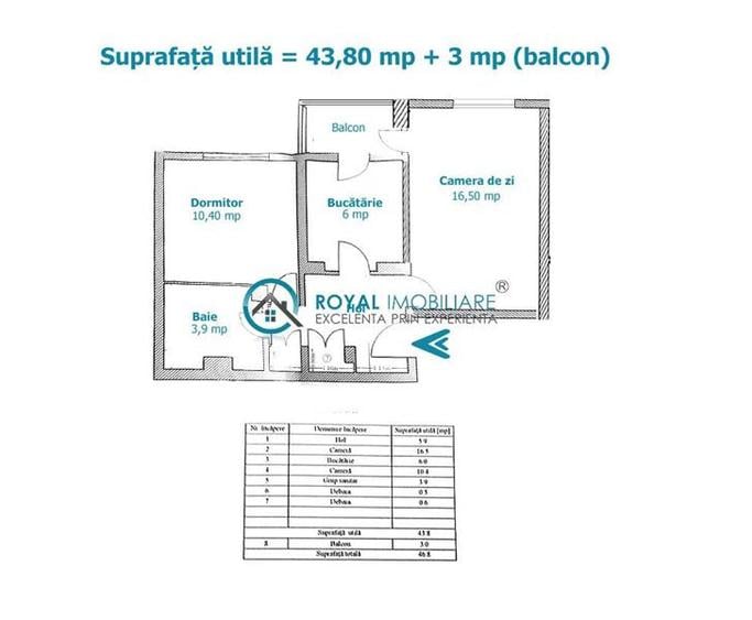 Royal Imobiliare - Vanzare apartament 2 camere zona Enachita Vacarescu - 1