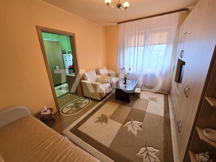 Apartament 2 camere mobilat utilat Mihai Viteazul Sibiu Comision 0 - 7