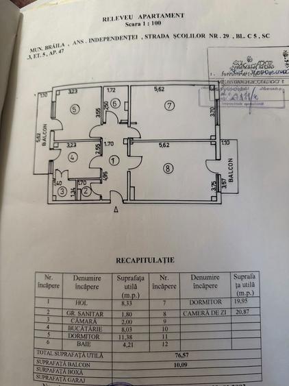 Proprietar, vand apartament 3 camere decomandat - 1
