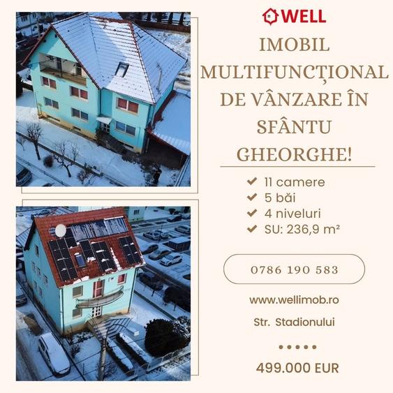 Imobil multifuncțional de vânzare în Sfântu Gheorghe! - 1