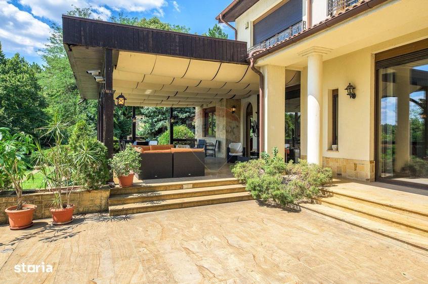 Vila neoromaneasca cu influente toscane pe malul lacului Snagov - 3