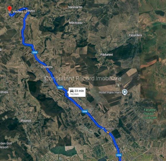 Teren intravilan 2368 mp Sat Vechea,Com.Chinteni,16 km de Auchan Iris.