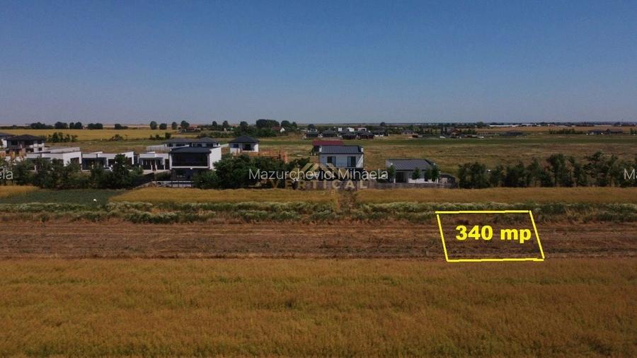 Teren cu gaz si curent - comuna Berceni