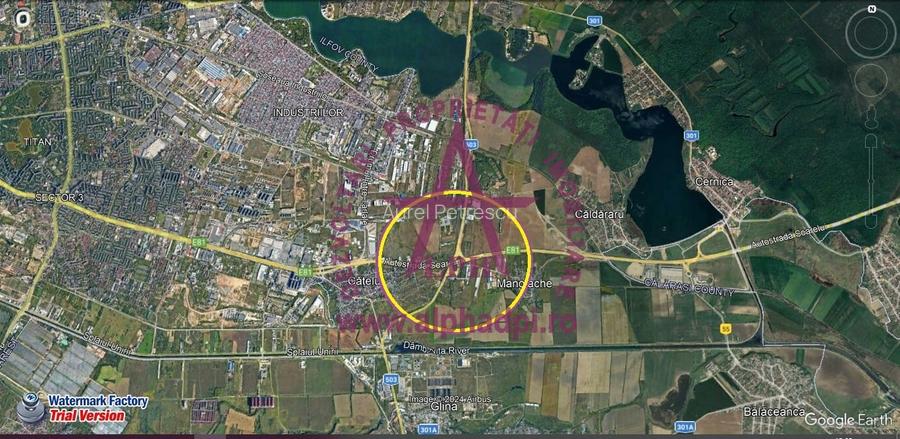 Teren ideal parc industrial.