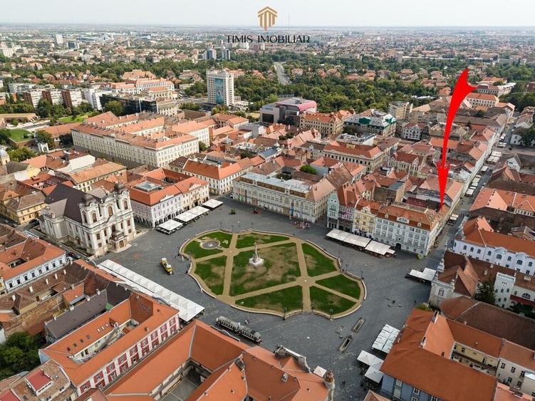 Apartament pe 2 niveluri I 3 cam & 2 băi, in P-ța Unirii  - Comision 0% - 29