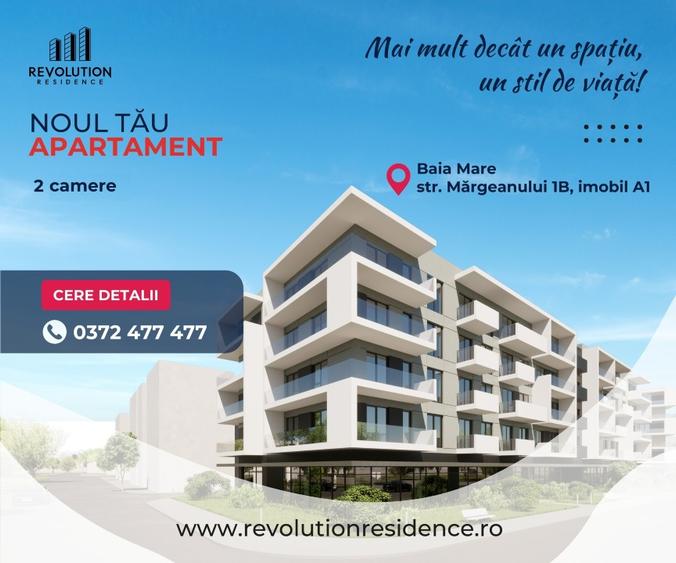 COMISION 0% - Apartamente 2 camere - Margeanului 1B-A1, Baia Mare - 1