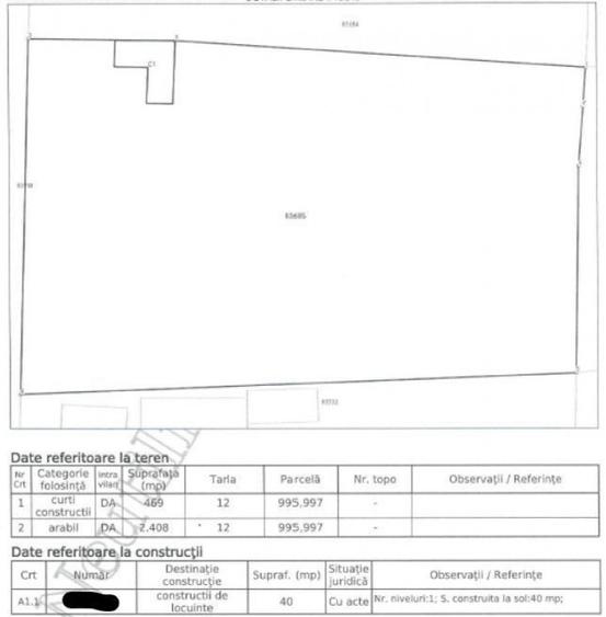 Casa si teren cota parte 6/16 Mihai Bravu; ID: R2565721 - 1
