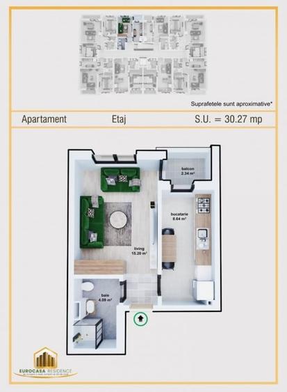 De vanzare garsoniera Militari Residence - 17