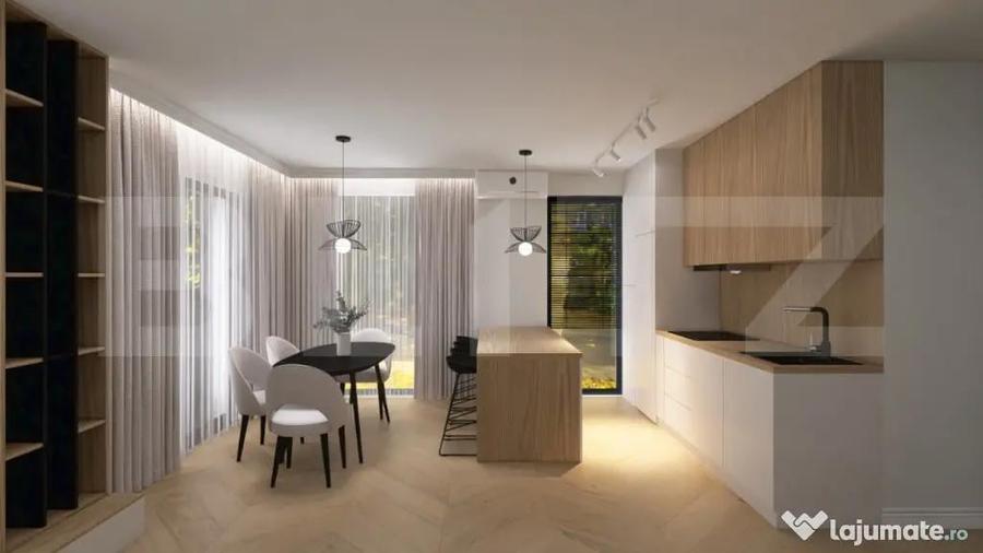 Apartament cu 2 camere, in suprafat utila de 43,20 mp, zona - 5