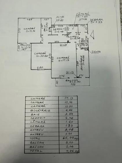 Apartament 3 camere decomandat, cartier Manastur - 7