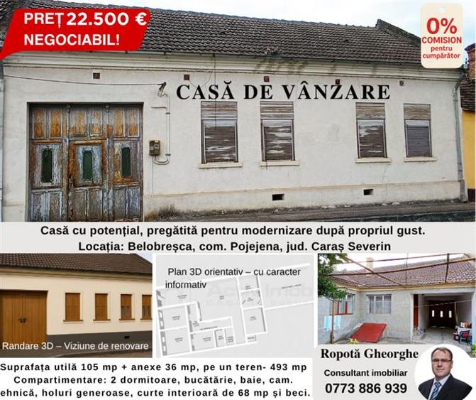 CASA 2 CAMERE BELOBRESCA (493 MP) - 1