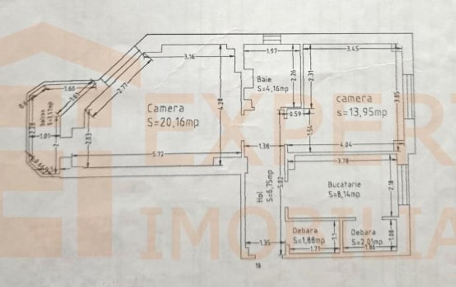 Apartament 2 camere Trocadero | Lift, balcon, zona excelenta - 1