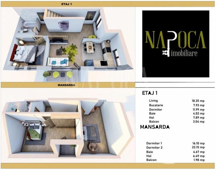 Apartament 4 camere de vanzare in Someseni, Cluj Napoca - 1