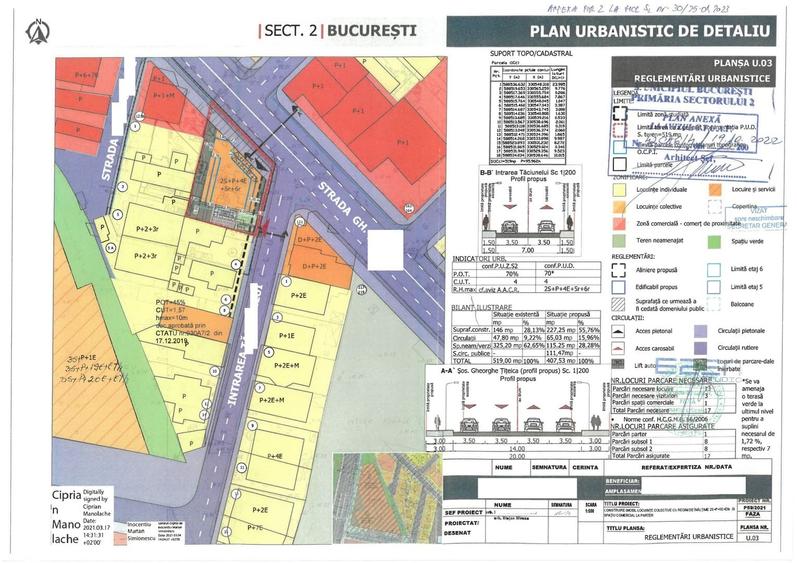 Teren Construcții intravilan de 519 mp, în Barbu Văcărescu