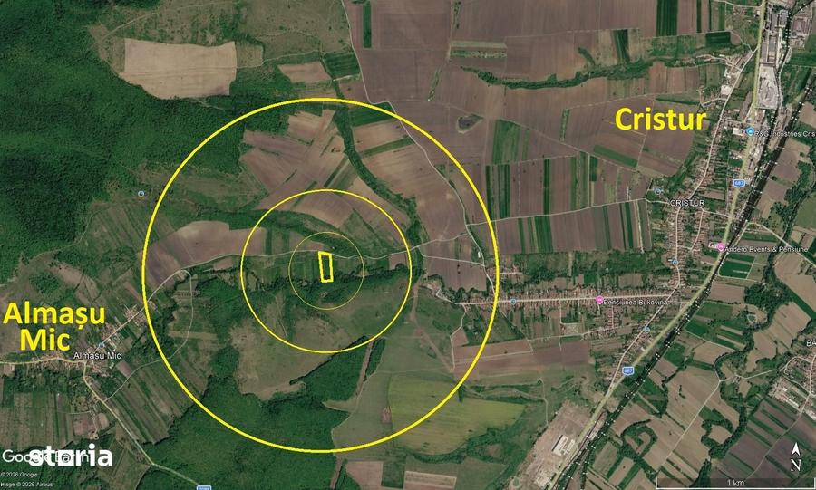 Teren de 2650 mp, în Central