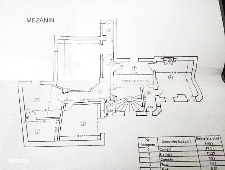 Apartament cu 3 camere în Calea Victoriei