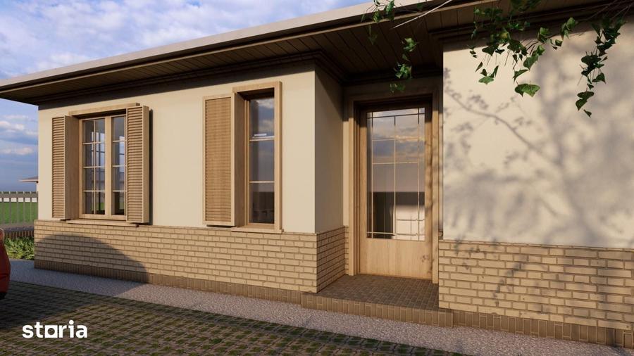 Casă cu 4 camere cu Teren 300 Mp în Odăi