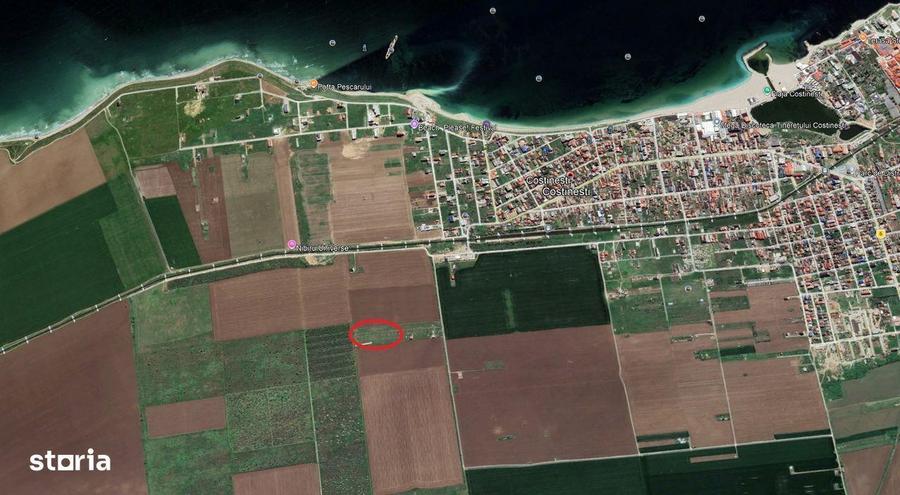 Teren de vanzare in Costinesti lot de casa cu PUZ - 1
