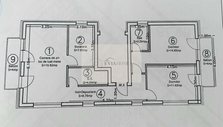 3 camere / zona Romul Ladea/ Parcare inclusa - 8