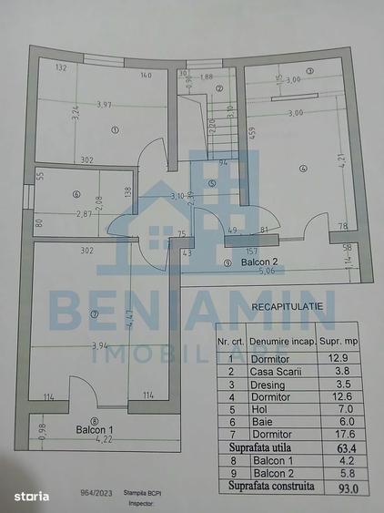 Casa cu etaj, 4 dormitoare, compartimentare eficienta zona Damila - 15