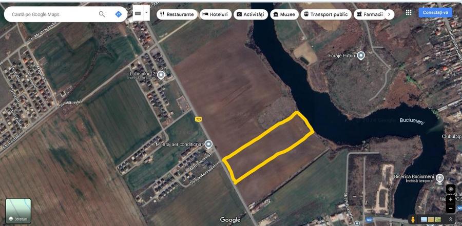 Teren pentru proiect de case in Buftea, cu deschidere la lacul Buciumeni - 9