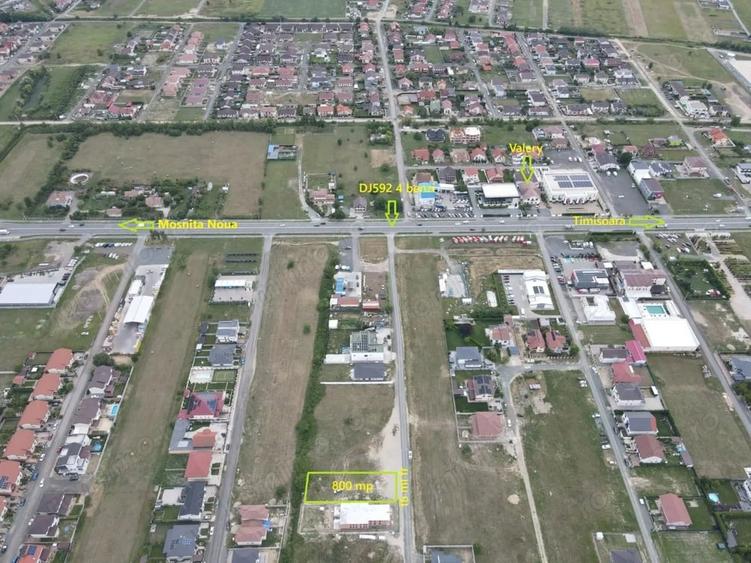 Teren de 800 mp, în Moșnița Nouă