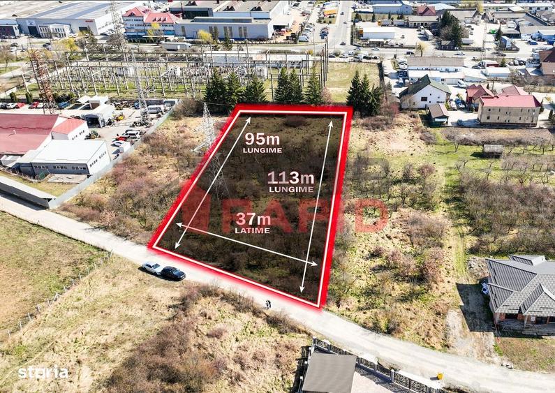 Teren de vanzare | Bistrita | 3835mp |Ok Shopping Center | intravilan. - 3