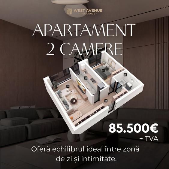Apartament 2 camere | complex privat cu parc – West Avenue Residence - 6