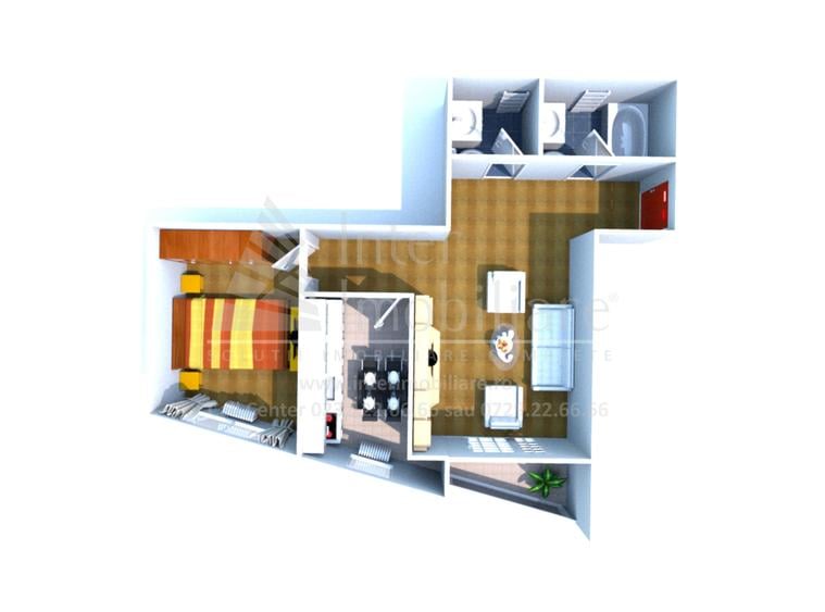 Apartament 2 camere Tomis Nord , 70 metri, etaj 2 Cod:161592 - 1