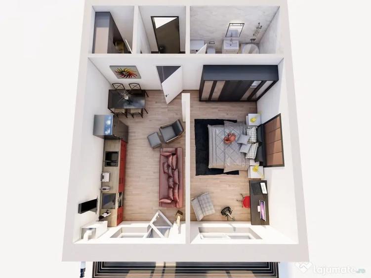 studio 48 mp utili+terasa in cartier SUBCETATE - 1