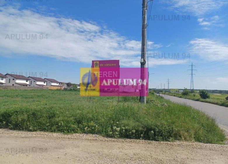 Teren 3.500 mp intravilan construibil pe DJ 602, în Săbăreni - 1