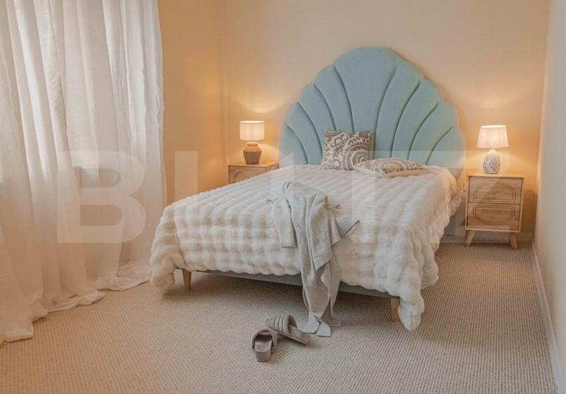 Apartament cu 4 camere semidecomandat, mobilat în Borhanci