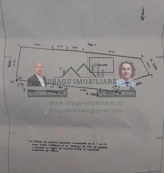 Teren si casa din caramida/ Cartier Balcescu/Tecuci - 2