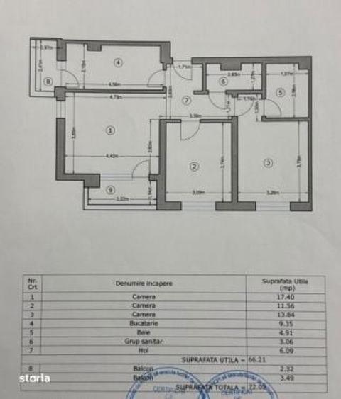 Apartament 3 Camere 72 Mp | Militari Residence - 5
