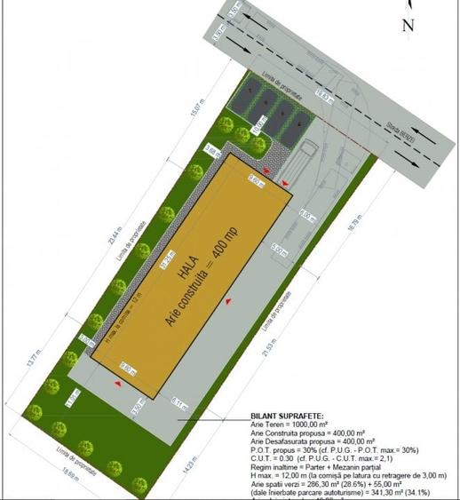 Proiect Hala pentru Depozitare sau Productie in Buftea - Zona Sabareni. - 1