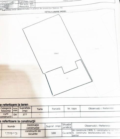 Casa 100mp, 3 camere, teren 377mp, renovata, D.25ML, Strada Stiintei - 1