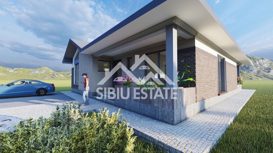Casă individuală , parter, ansamblu rezidențial modern – Șura Mica - 3